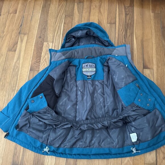 Boulder Gear Women’s Insulated Skis Jacket Hoodie Zip Pockets Green Size S - Picture 3 of 8